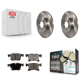 Rear Brake Rotor And Ceramic Pad Kit For Chrysler Pacifica Voyager Grand Caravan