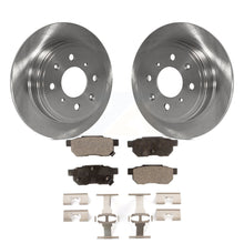 Load image into Gallery viewer, Rear Brake Rotors &amp; Ceramic Pad Kit For Honda Civic Acura Integra del Sol CRX EL