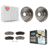 Rear Disc Brake Rotors And Ceramic Pad Kit For Subaru Forester Impreza Saab 9-2X