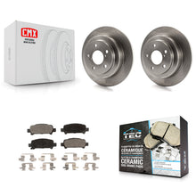 Charger l'image dans la galerie, Rear Disc Brake Rotors And Ceramic Pads Kit For Subaru Forester Impreza