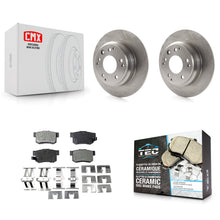 Charger l'image dans la galerie, Rear Brake Rotor &amp; Ceramic Pad Kit For Acura Honda Odyssey Legend RL Isuzu Oasis