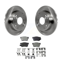 Charger l&#39;image dans la galerie, Rear Disc Brake Rotors And Ceramic Pads Kit For Honda Accord Acura CL