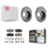 Rear Disc Brake Rotors & Ceramic Pad Kit For Nissan Sentra Infiniti G20 INFINITI