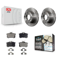 Charger l'image dans la galerie, Rear Disc Brake Rotors And Ceramic Pads Kit For Volkswagen Passat Audi A6