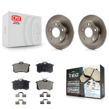 Charger l'image dans la galerie, Rear Disc Brake Rotors And Ceramic Pads Kit For Audi A4 S4
