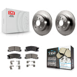 Rear Disc Brake Rotors And Ceramic Pads Kit For Toyota Camry Lexus RX300 ES300