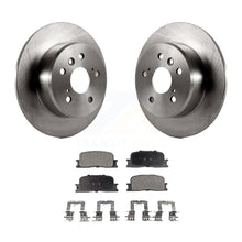 Charger l&#39;image dans la galerie, Rear Disc Brake Rotors And Ceramic Pads Kit For 2001-2003 Toyota Highlander FWD