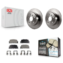 Charger l'image dans la galerie, [Rear] 2001-2003 Toyota Highlander FWD Premium OE Brake Rotors &amp; Ceramic Pads Kit For Max Braking