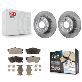 Rear Disc Brake Rotors & Ceramic Pad Kit For Nissan Maxima Infiniti I30 INFINITI
