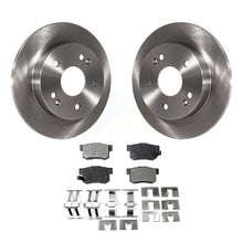 Charger l&#39;image dans la galerie, Rear Disc Brake Rotors And Ceramic Pads Kit For 1997-2001 Honda Prelude