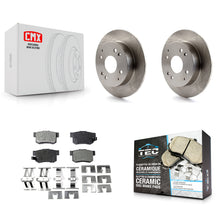 Charger l'image dans la galerie, Rear Disc Brake Rotors And Ceramic Pads Kit For Honda Accord Acura CL