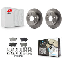 Charger l'image dans la galerie, Rear Disc Brake Rotor &amp; Ceramic Pad Kit For Honda Accord Civic Acura RSX Integra