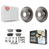 Rear Disc Brake Rotor & Ceramic Pad Kit For Honda Accord Civic Acura RSX Integra