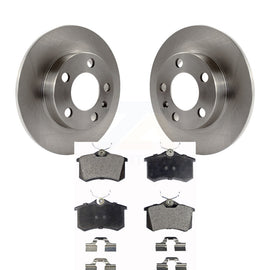 [Rear] 2007-2010 Volkswagen Beetle Premium OE Brake Rotors & Ceramic Pads Kit For Max Braking