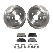 Charger l&#39;image dans la galerie, Kit de rotors de frein à disque arrière et plaquettes en céramique pour Toyota Highlander AWD 2001-2003 