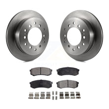 Load image into Gallery viewer, Rear Brake Rotor And Ceramic Pad Kit For Toyota 4Runner Sequoia FJ Cruiser Lexus