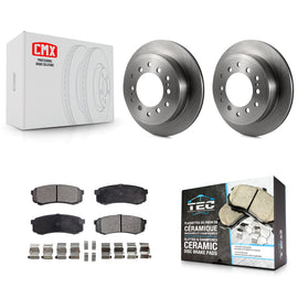 Kit de rotor de frein arrière et de plaquettes en céramique, pour Toyota 4Runner Sequoia FJ Cruiser Lexus 