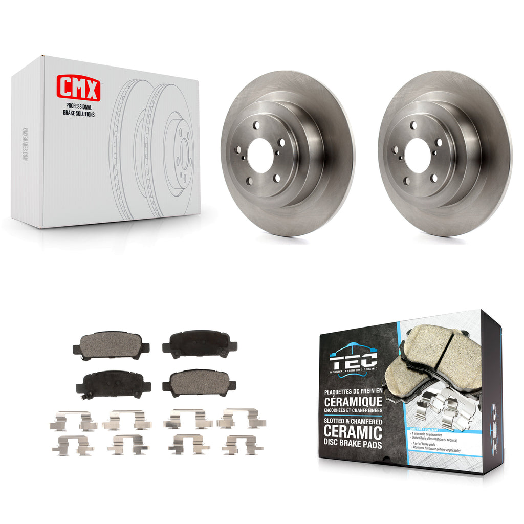 Kit de rotors de frein à disque arrière et plaquettes en céramique pour Subaru Outback Legacy Baja 