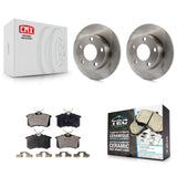 Rotors de frein à disque arrière et Kit de plaquettes en céramique pour Volkswagen Passat Audi A4 Quattro 