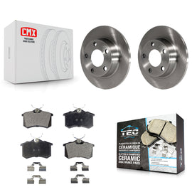 Kit de disques de frein à disque arrière et plaquettes en céramique pour Audi A6 Quattro Allroad 