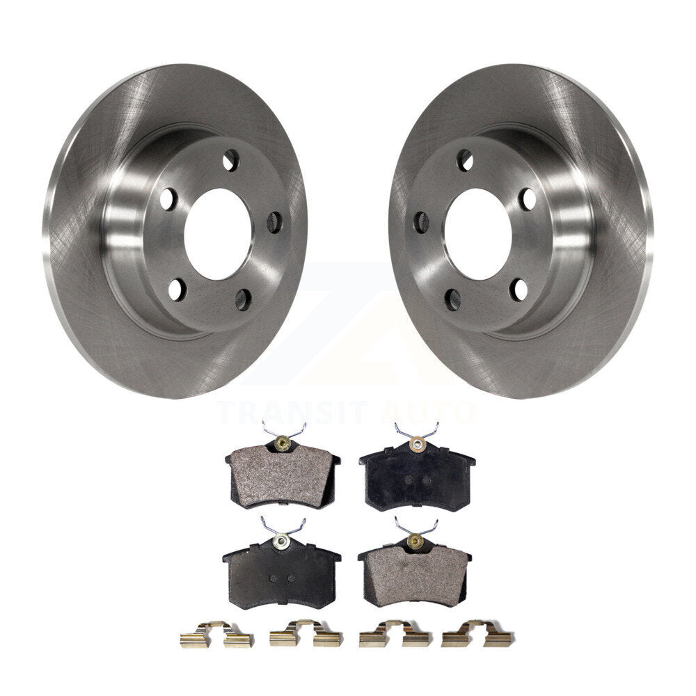 Rear Disc Brake Rotors And Ceramic Pads Kit For Audi A6 Quattro Allroad