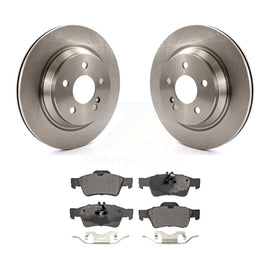 [Rear] 2003-2006 Mercedes-Benz S430 S500 AWD Premium OE Brake Rotors & Ceramic Pads Kit For Max Braking