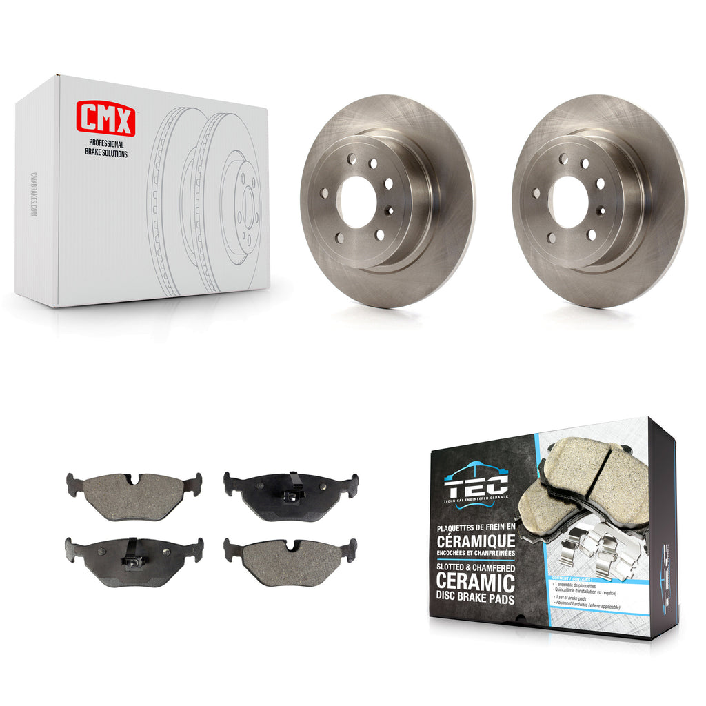 Kit de disques de frein à disque arrière et plaquettes en céramique pour Saab 9-5 