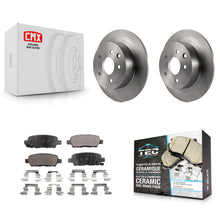 Charger l'image dans la galerie, Kit de rotors de frein à disque arrière et plaquettes en céramique pour Nissan Altima Sentra Maxima Juke 