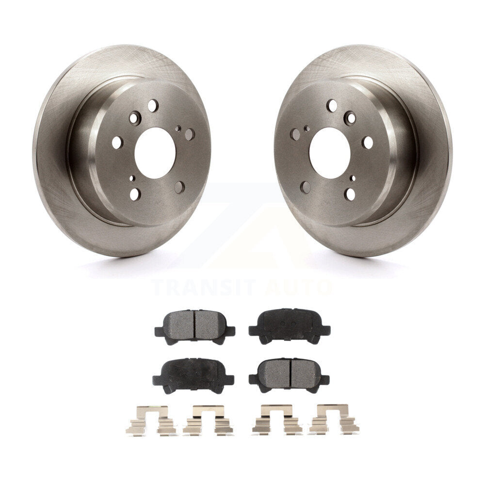 Kit de rotors de frein à disque arrière et plaquettes en céramique pour Toyota Camry Avalon Solara 