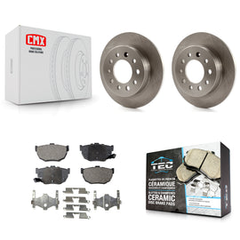 Kit de rotors de frein à disque arrière et plaquettes en céramique pour Hyundai Tiburon 2003-2008 