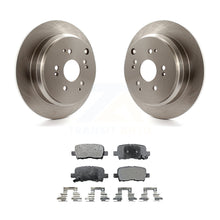 Charger l&#39;image dans la galerie, Rear Disc Brake Rotors And Ceramic Pads Kit For 2002-2004 Honda Odyssey