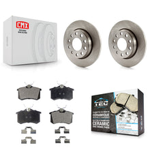 Load image into Gallery viewer, Rear Brake Rotor &amp; Ceramic Pad Kit For Audi A4 Quattro With 255mm Diameter