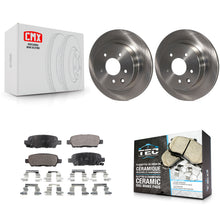 Load image into Gallery viewer, Rear Brake Rotor Ceramic Pad Kit For Nissan Rogue Sport INFINITI G35 Select LEAF