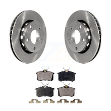 Load image into Gallery viewer, Rear Disc Brake Rotors And Ceramic Pads Kit For 2000-2001 Audi S4