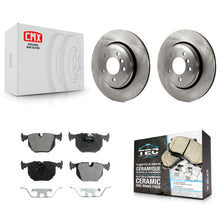 Load image into Gallery viewer, Rear Disc Brake Rotors And Ceramic Pads Kit For BMW 330Ci 330i 330xi