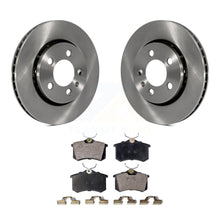 Charger l&#39;image dans la galerie, Rear Brake Rotor &amp; Ceramic Pad Kit For Volkswagen Jetta Golf Audi TT Quattro R32