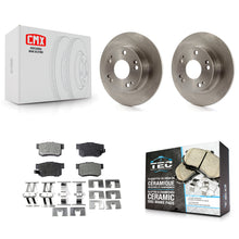 Charger l'image dans la galerie, Rear Disc Brake Rotors And Ceramic Pads Kit For Honda Accord Acura TSX
