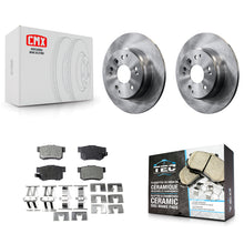 Charger l'image dans la galerie, Rear Disc Brake Rotors And Ceramic Pads Kit For Acura TL Honda Element