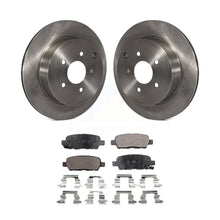 Charger l&#39;image dans la galerie, Rear Brake Rotors Ceramic Pad Kit For Nissan Murano INFINITI Pathfinder QX60 Q50