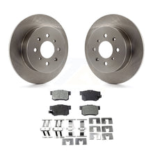 Charger l&#39;image dans la galerie, Rear Disc Brake Rotors And Ceramic Pads Kit For Honda Civic Acura EL