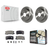 Rear Disc Brake Rotors And Ceramic Pads Kit For Mitsubishi Endeavor