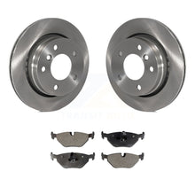 Load image into Gallery viewer, Rear Disc Brake Rotors And Ceramic Pads Kit For BMW 323i 323Ci 328i 320i