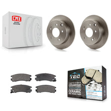 Charger l'image dans la galerie, Rear Disc Brake Rotors And Ceramic Pads Kit For Mitsubishi Galant Eclipse