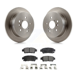 [Rear] 2004-2010 Toyota Sienna Premium OE Brake Rotors & Ceramic Pads Kit For Max Braking