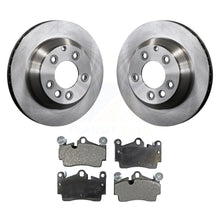 Charger l&#39;image dans la galerie, Rear Brake Rotors Ceramic Pad Kit For Audi Q7 Porsche Cayenne Volkswagen Touareg