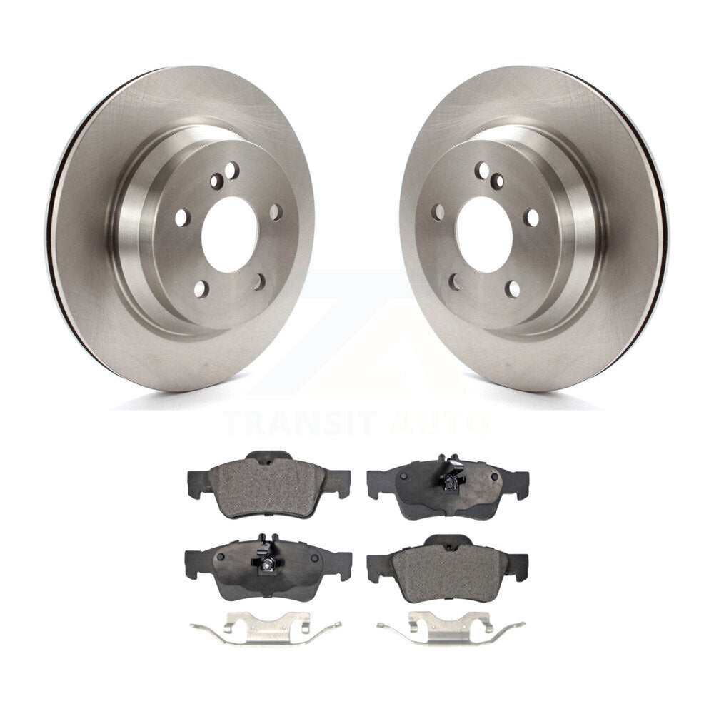 Rear Brake Rotors & Ceramic Pad Kit For Mercedes-Benz E350 E320 E500 CLS550 E400