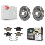 [Rear] 2003-2014 Volvo XC90 Premium OE Brake Rotors & Ceramic Pads Kit For Max Braking