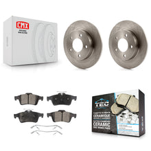 Charger l'image dans la galerie, Rear Disc Brake Rotors And Ceramic Pads Kit For Mazda 3 Sport