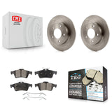 Rear Disc Brake Rotors And Ceramic Pads Kit For Mazda 3 Sport