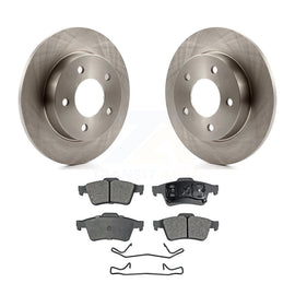 [Rear] 2004-2005 Mazda 3 2.0L Premium OE Brake Rotors & Ceramic Pads Kit For Max Braking